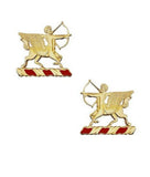 Army 6th Field Artillery Unit Crest (Pair)