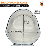 CentralSound Hard Cover Carrying Case for Apple AirPods Max Headphones Black