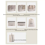 7-Piece: Travel Packaging Cube Bags