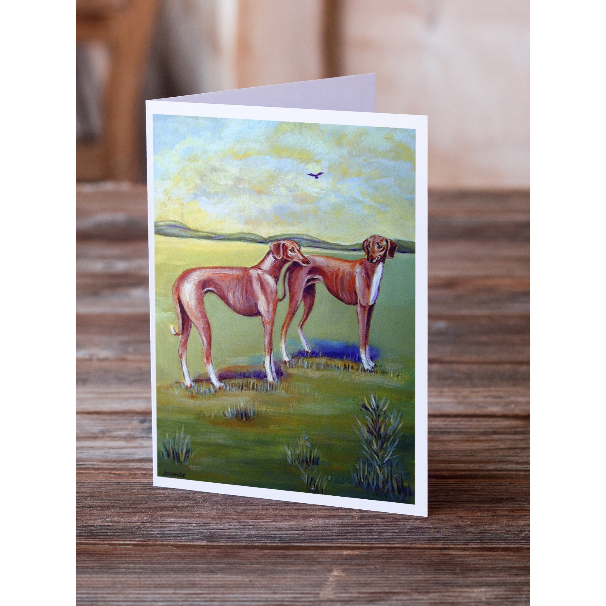 Azawakh Hound Greeting Cards And Envelopes Pack Of 8