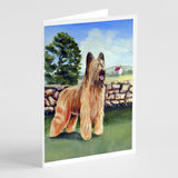 Briard Greeting Cards And Envelopes Pack Of 8