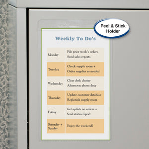 Self-Adhesive Shop Ticket Holder, 5 X 8, 50/Bx, 70058