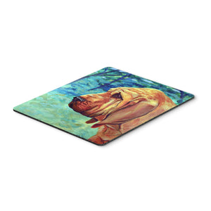 Caroline'S Treasures Mouse/Hot Pad/Trivet, Bloodhound Thoughtful (7013Mp)