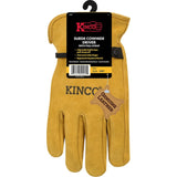 GLOVES DRVR GOLD M (Pack of 1)