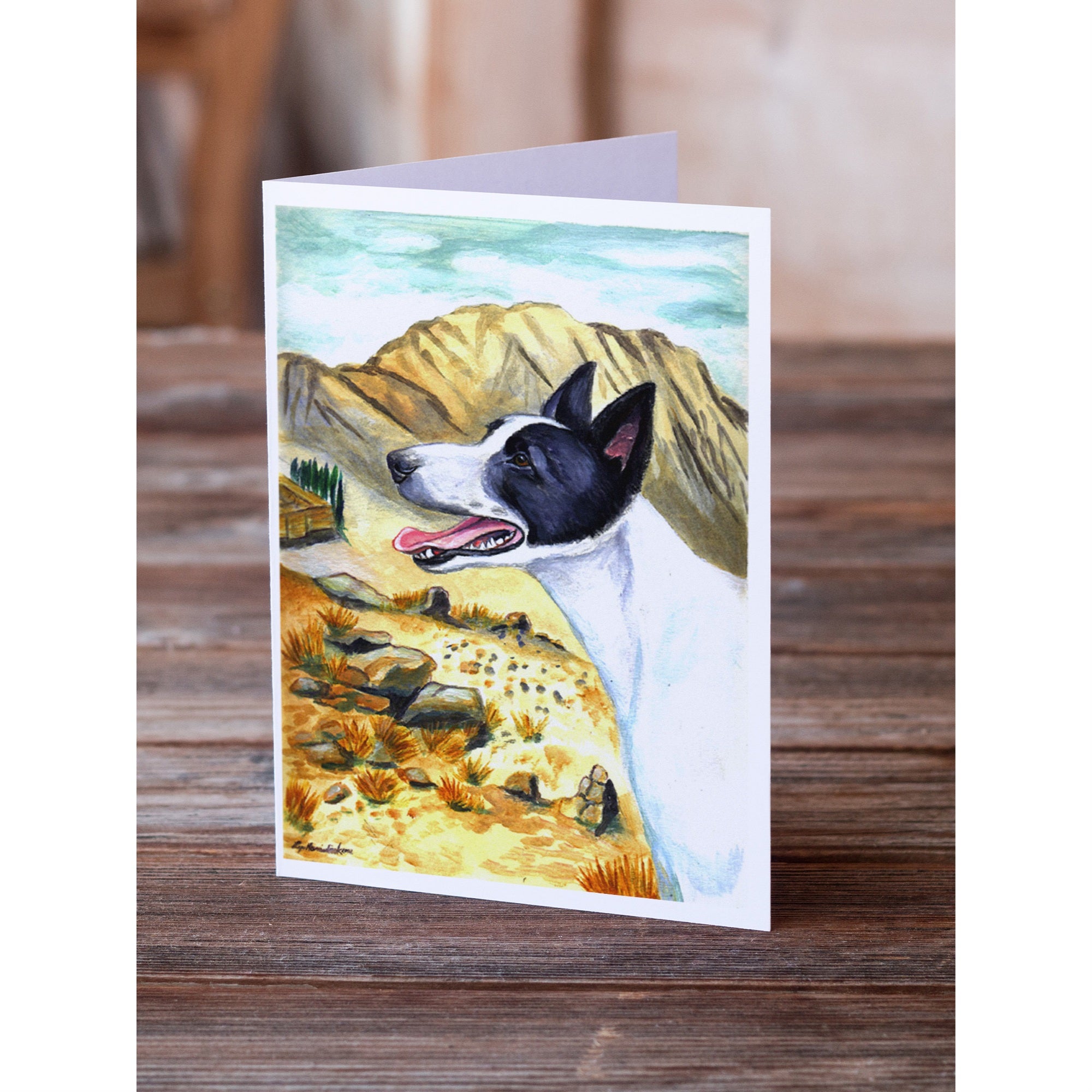 Canaan Dog Greeting Cards And Envelopes Pack Of 8