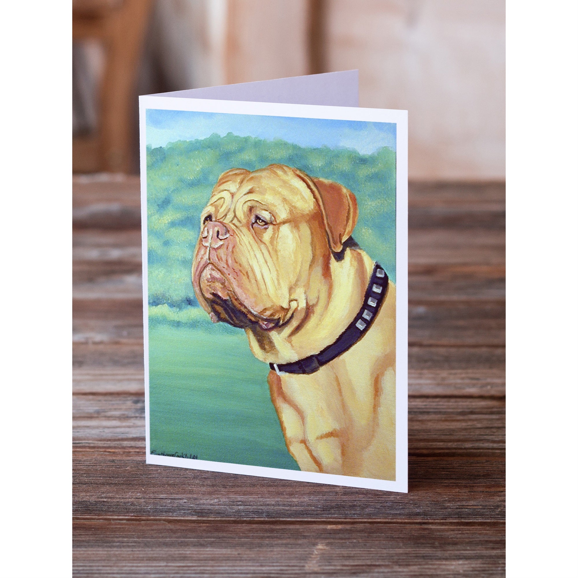Dogue De Bordeaux Greeting Cards And Envelopes Pack Of 8