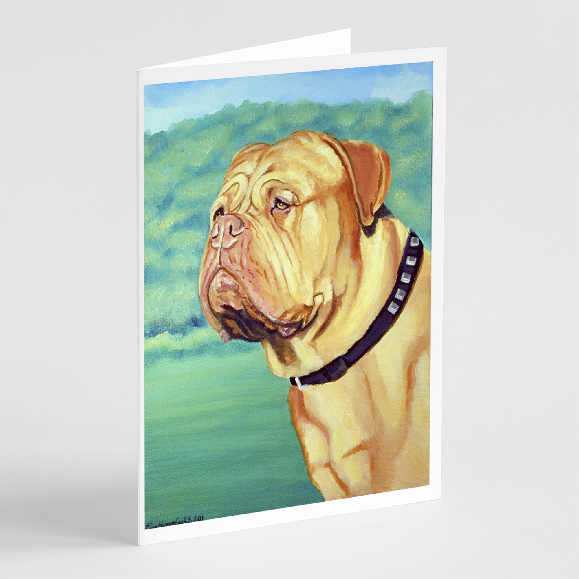 Dogue De Bordeaux Greeting Cards And Envelopes Pack Of 8