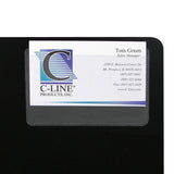 Self-Adhesive Business Card Holder, Top Load, 2 X 3 1/2, 10/Pk (Set Of 5 Pk)