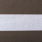 J&M Stone Stripe Lounge Chair Beach Towel With Top Fitted Pocket 26X82