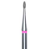DIAMOND NAIL DRILL BIT, "BUD", RED, HEAD DIAMETER 1.2/3MM (FA50R012/3) - STALEKS™