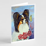 Papillon Yellow Butterfly Greeting Cards And Envelopes Pack Of 8