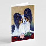 Papillon A Rose For You Greeting Cards And Envelopes Pack Of 8