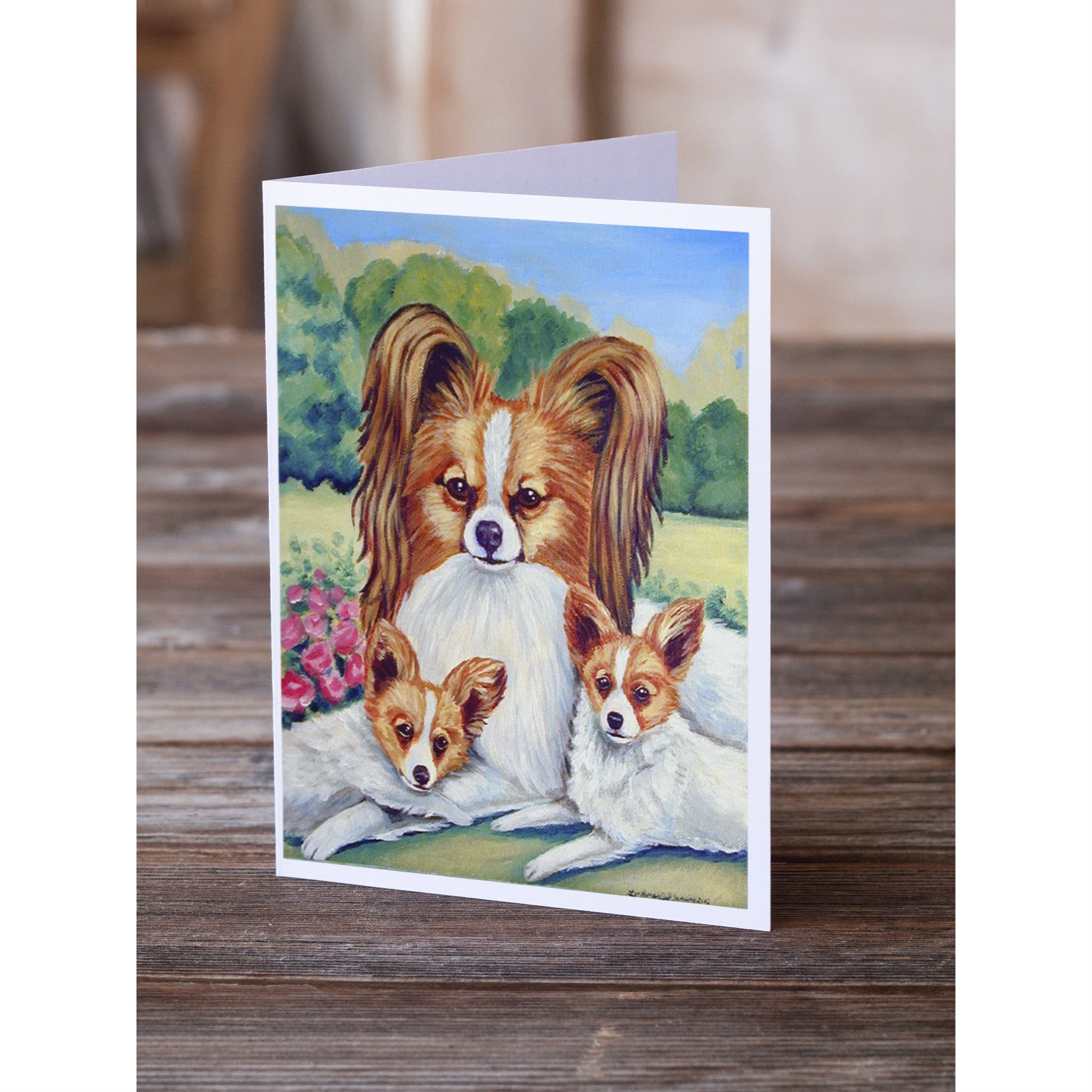 Papillon A Momma'S Love Greeting Cards And Envelopes Pack Of 8