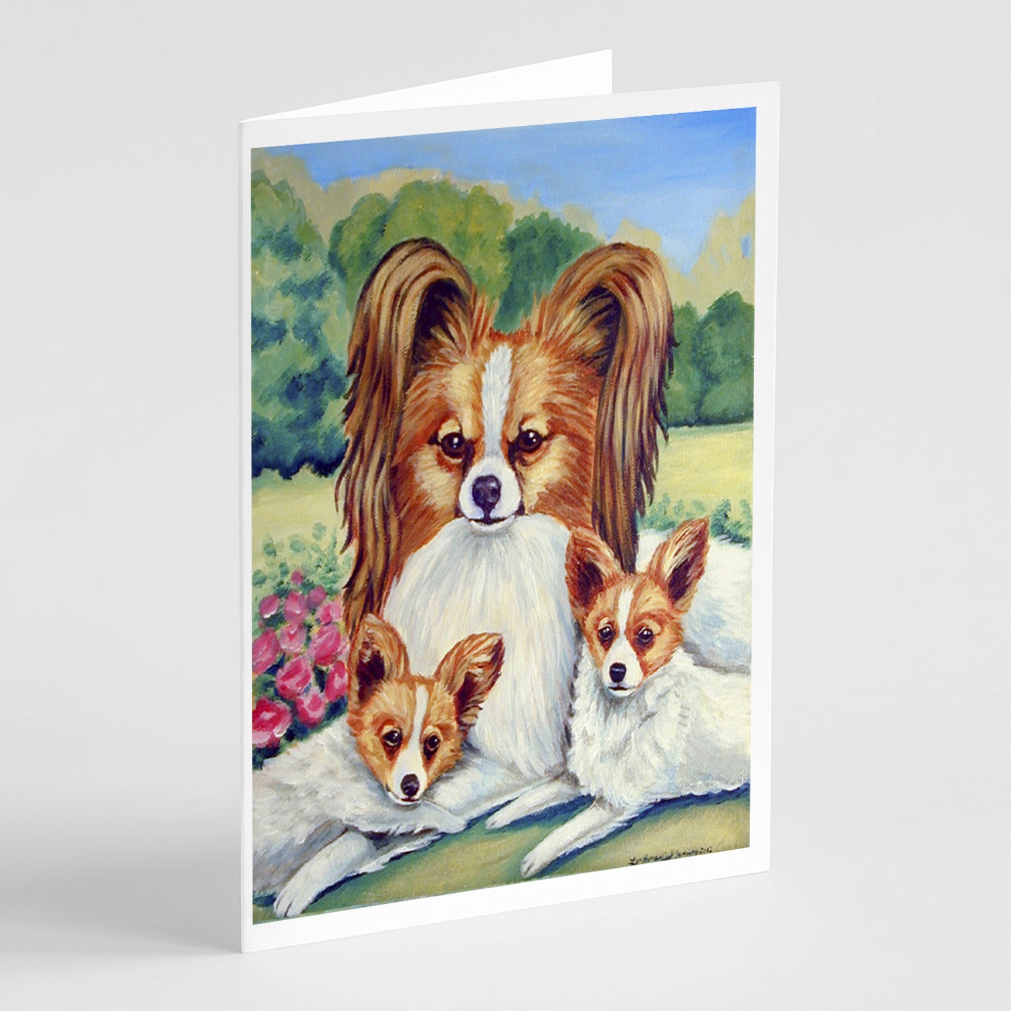 Papillon A Momma'S Love Greeting Cards And Envelopes Pack Of 8