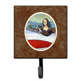 Caroline'S Treasures Fawn Pug And Mona Lisa Leash Or Key Holder 7043Sh4, Small, Multicolor