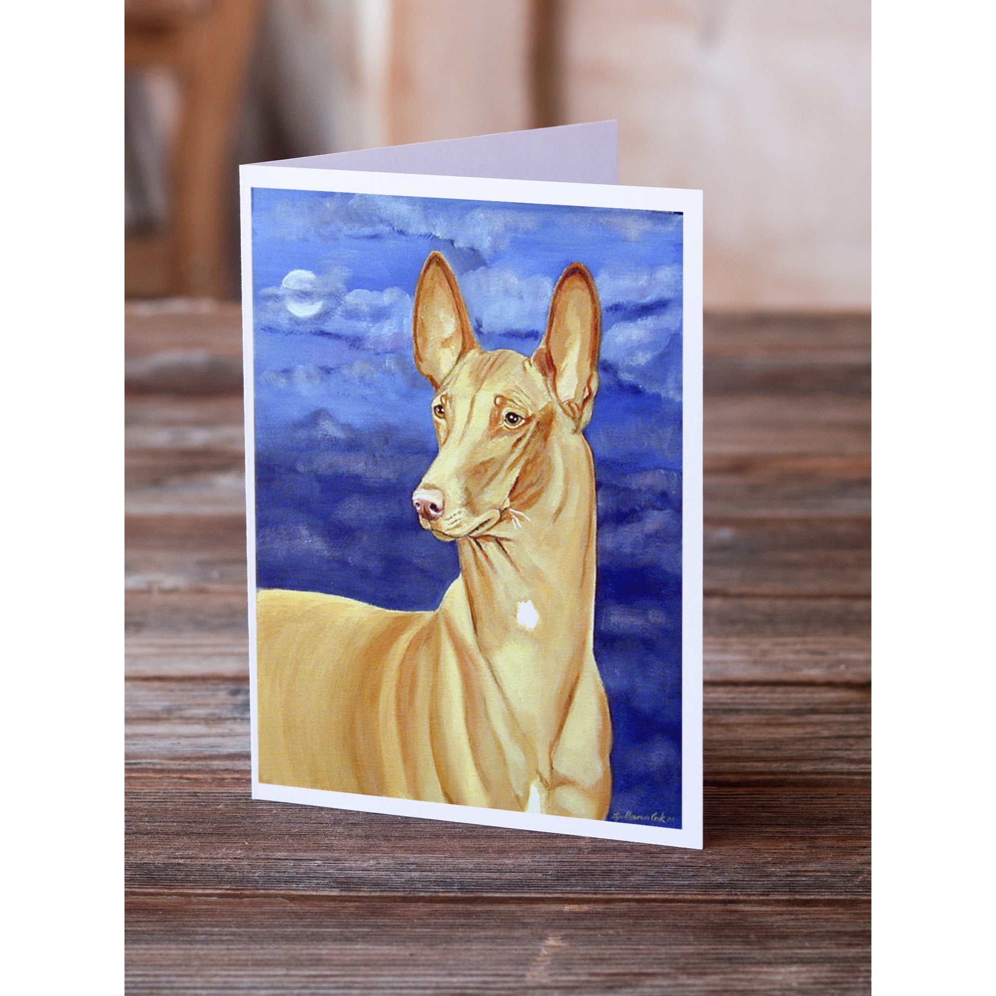 Pharaoh Hound Greeting Cards And Envelopes Pack Of 8