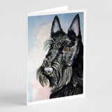 Scottish Terrier Greeting Cards And Envelopes Pack Of 8