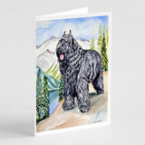 Bouvier Des Flandres Greeting Cards And Envelopes Pack Of 8