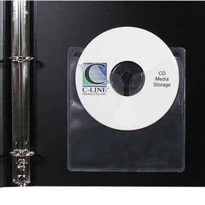 Self-Adhesive Cd Holder, 5 1/3 X 5 2/3, 10/Pk (Set Of 5 Pk)