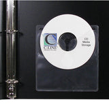 Self-Adhesive Cd Holder, 5 1/3 X 5 2/3, 10/Pk (Set Of 5 Pk)
