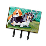 Caroline'S Treasures 7061Th68 Basset Hound Double Trouble Leash Holder Or Key Hook, Large, Multicolor