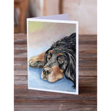 Gordon Setter Waiting On Mom Greeting Cards And Envelopes Pack Of 8