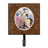 Caroline'S Treasures Lady With Her Papillon Leash Or Key Holder 7069Sh4, Small, Multicolor