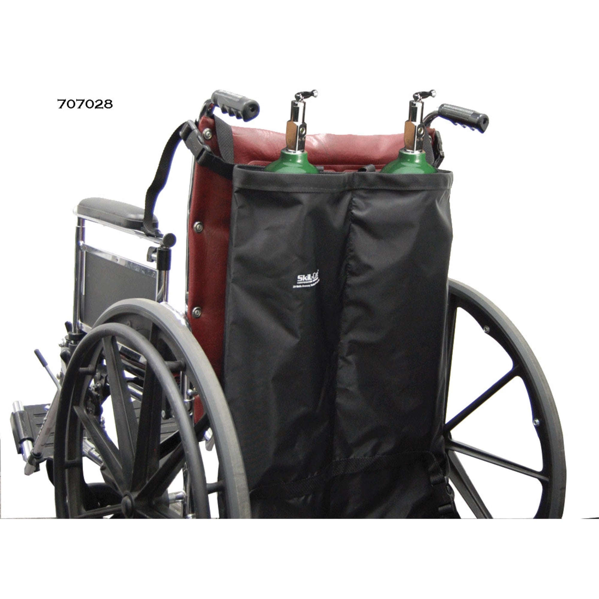 Oxygen Cylinder Holder - Single Tank For Geri-Chair