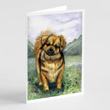 Tibetan Spaniel Greeting Cards And Envelopes Pack Of 8
