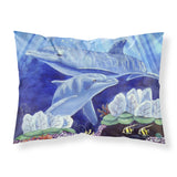 Caroline'S Treasures 7080Pillowcase Dolphin Under The Sea Moisture Wicking Fabric Standard Pillowcase, Large, Multicolor