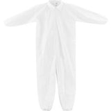 Global Industrial Disposable Microporous Coverall Elastic Wrists/Ankles White 2Xl 25/Case