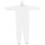 Global Industrial Disposable Microporous Coverall Elastic Hood & Boots White Xl 25/Case