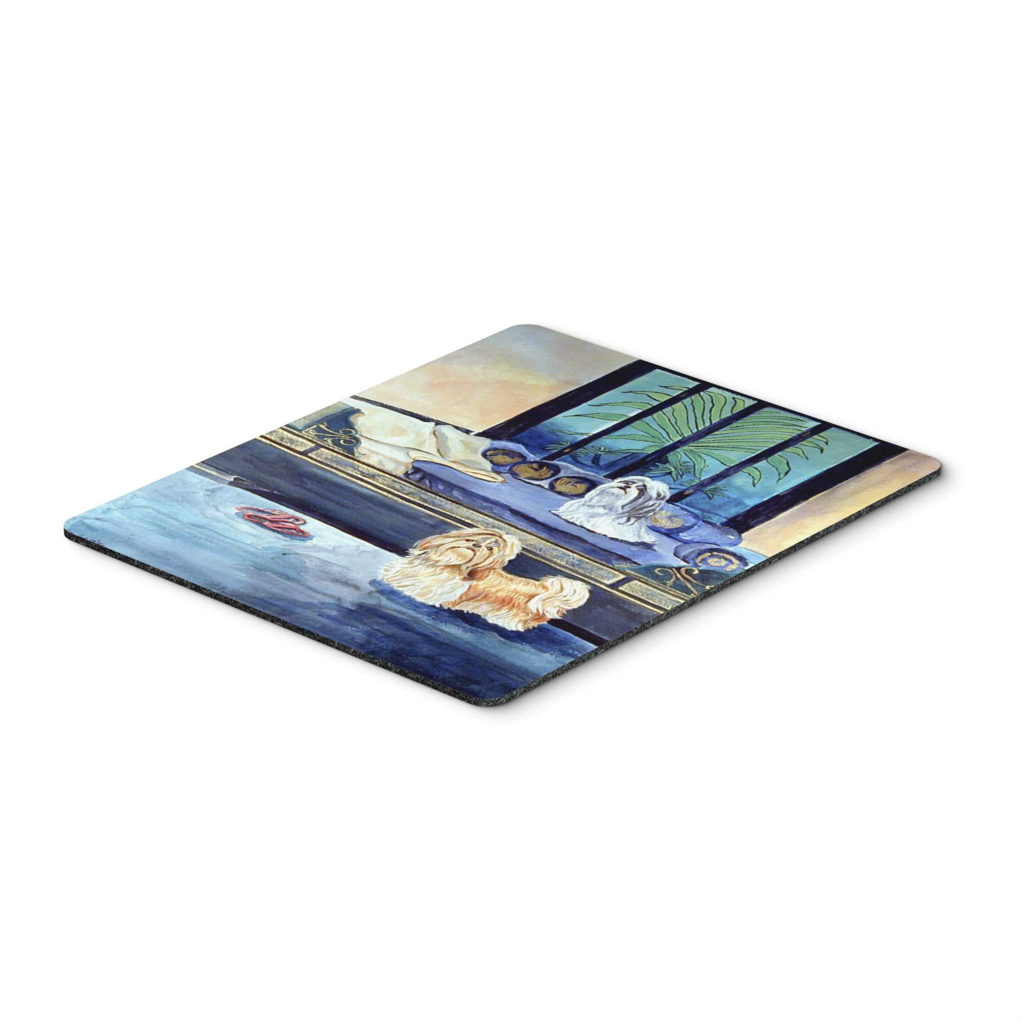 Caroline'S Treasures Mouse/Hot Pad/Trivet, Shih Tzu Tan & Silver (7082Mp)
