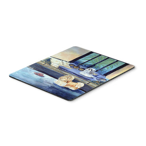 Caroline'S Treasures Mouse/Hot Pad/Trivet, Shih Tzu Tan & Silver (7082Mp)