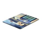 Caroline'S Treasures Mouse/Hot Pad/Trivet, Shih Tzu Tan & Silver (7082Mp)