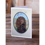 Irish Water Spaniel Greeting Cards And Envelopes Pack Of 8