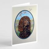 Irish Water Spaniel Greeting Cards And Envelopes Pack Of 8