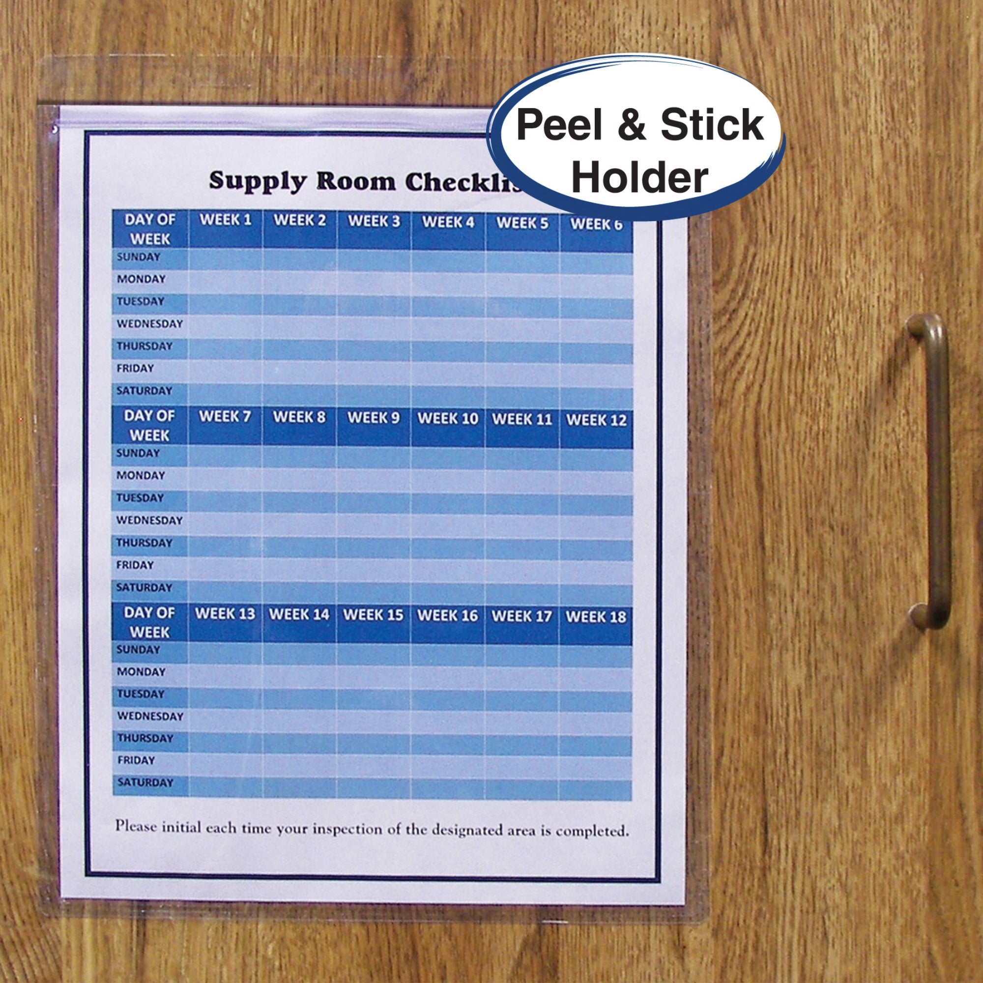 Self-Adhesive Shop Ticket Holder, 9 X 12, 50/Bx, 70912