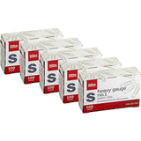 Office Depot Brand Paper Clips, No. 1, Silver, 100 Clips Per Box, Pack of 5 Boxes