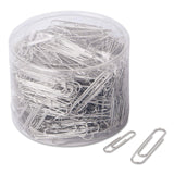 Universal UNV21001 PlasticCoated Paper Clips Assorted Sizes Silver (1000/Pack)