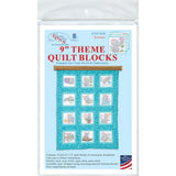 Jack Dempsey Needle Art Kittens 9 Theme Quilt Blocks