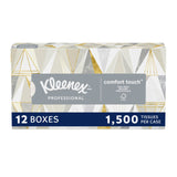 Kleenex Professional Facial Tissues, Bulk (03076), 2Ply, White, Flat Facial Tissue Boxes for Business, Convenience Case (125 Ti
