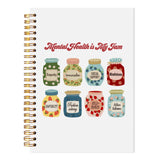 LADOCK Cute Mental Health Awareness Spiral Notebook, School Psychologist Gifts, Therapy Journal for Therapists Counselors Social