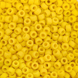 AUREHEN 300PCs Silicone Pony Beads for Hair Braiding, Yellow Colors 6 * 9mm Soft Kandi Foca Beads for Bracelet Making, Pens, DIY