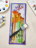 Art Brush Set, Colorful Paint Brushes For Acrylic Oil Watercolor Painting, 12 Pieces