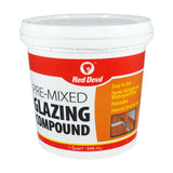Red Devil 0664 PreMixed Glazing Compound, 1 Quart