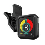 KLIQ UberTuner, Professional Clip-On Tuner for All Instruments, Guitar, Ukulele, Violin, Bass Chromatic Tuner with Multi-Key Mod
