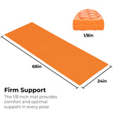 Hello Fit 10-Pack Yoga Mat, 68 x 24 Non Slip Exercise Mat, 4mm Thick Gym Mat for Fitness and Stretching, Bulk Non Toxic Yoga