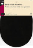 Dritz 552301 Suede Elbow Patches, Black, 43/4 x 61/2Inch (2Count) Safety Pins, 2Pack