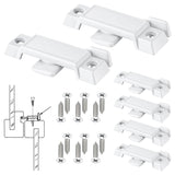 Saillong 6 Pack Replacement Sash Lock Compatible with Prime-line F 2590 for Vertical & Horizontal Sliding Windows, 2-1/4Moun